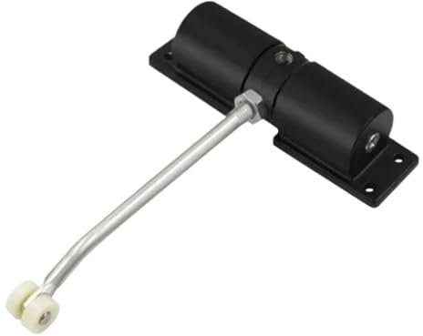 2 cierrapuertas automático resistente – Mecanismo de resorte ajustable montado en superficie para puertas interiores y exteriores (blanco) – Mayor seguridad y durabilidad