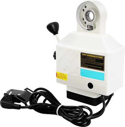 LKHDONG Fresadoras de eje X de 220 V, alimentación de mesa de fresado pequeña, 135 lb de potencia, alimentación de mesa X-Axis alimentador de mesa, alimentador con accesorios