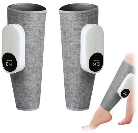 Minasa 3-in-1 Massagegerät für schmerzfreie und vitale Beine,Müdigkeit in den Beinen zu lindern und Ihnen nach einem langen Arbeitstag neue Energie zu geben. (grau,2 x Massagegerät)