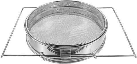 TOYZFRIENDY Filtro de Acero Inoxidable Doble Capa para Apicultura, Colador de Miel Cedazo Fino, Filtro de Impurezas para Extracción de Miel, 1 Pieza, Adecuado para Uso en Cocina