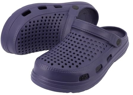 JOMIX Sabot Uomo Zoccoli Leggeri Ciabatte da Giardino Antiscivolo in Gomma Eva Scarpe Sandali Estive Traspirante per Piscina Spiaggia