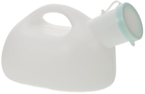 YOSADIER Orinatoio per Uomo Portatile 2000ml Coperchio, Bottiglia di Plastica per Urina di Emergenza, Contenitore Riutilizzabile per Viaggi, Campeggio e Uso Notturno