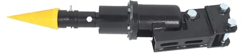 Hyuduo Mini Escavatore con Attacco per Trivella Idraulica, Apertura 92 Mm, Foro 25 Mm, Lunghezza 70 Cm, Trivella in Acciaio al Manganese con Diametro Punta di 20 Cm per Scavi di Pali di