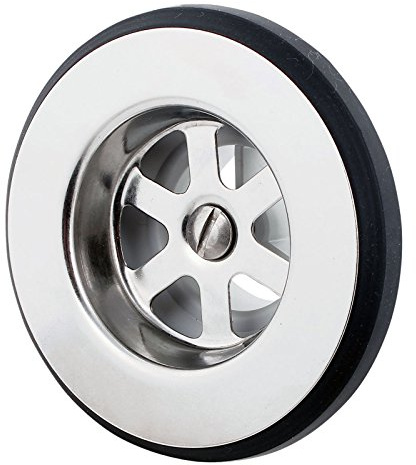 Ablaufgarnitur Edelstahl Ø 50mm mit 42 mm Gewindeabgang für Camping Siphon
