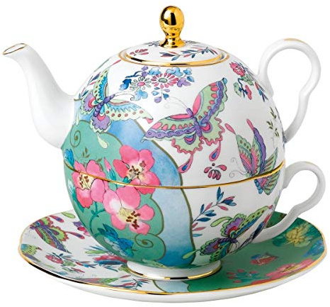 Wedgewood Flor de Mariposa Juegos de té y café, Cerámica, Multicolor
