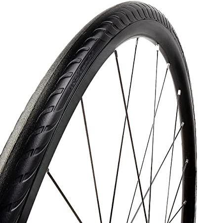 Tannus Tire Airless 700x25c (25-622) Solide Reifen New Slick | 100% Pannensicherer Straßenfahrrad Vollreifen, Farbe Midnight (Schwarz), Härte Regular, Regular (7,2 BAR/105 PSI)