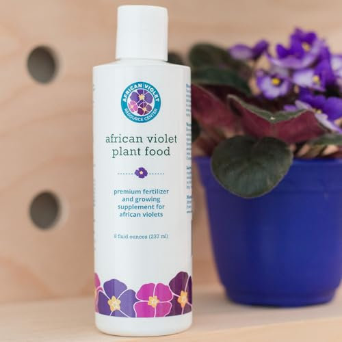 African Violet Fertiliser | Premium Liquid Plant Food for Strong Roots & Lush Blooms | Gentle, Balanced 3-3-3 Formula with Essential Micronutrients | Sea Kelp, Humic & Fulvic Acid | 8 oz