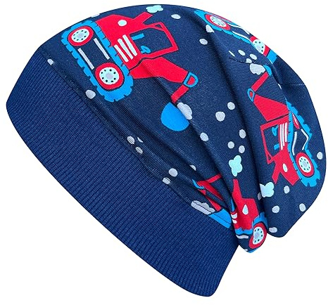 Wollhuhn ÖKO Leichte Mädchen/Jungen Beanie-Mütze Bündchen Elastisch Übergangszeit/Sommer Kinder-Mütze Baumwolle (Öko-Stoffe, Bio)