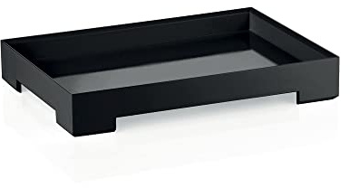 Guzzini - Icons, ESSENCE Vassoio M - Nero, 32 x 23 x h5 cm - 19780110