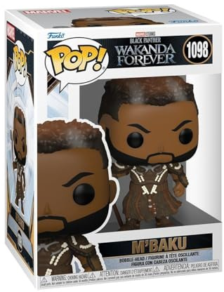 Funko POP! Marvel: Black Panther - Wakanda Forever - M'Baku | Offizielles Superheroes Merch - Vinyl Sammelfigur als Regal Deko - Geschenkidee zum Geburtstag für Fans und Sammler