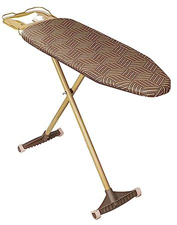 Table À Repasser en Hauteur Réglable,Support pour Centrale Vapeur,Housse 100% Coton, Anti-dérapeant,Table À Repasser Grande Pliable Planche Repassage,Facile À Repasser,Facile À Ranger