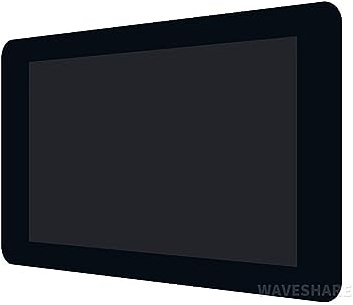 Coolwell 7 Inch DSI Touchscreen for Raspberry Pi, 800×480 IPS LCD Display, Capacitive 5-Point Touch, Adjustable Brightness, for Pi 5/4B/3B+/CM4, No Need Driver