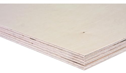 WHM Werkstatt Haus & mehr 12mm Multiplexplatte Birke Zuschnitt Sperrholz Möbelbau Platten 10cm bis 120cm (35x70cm)
