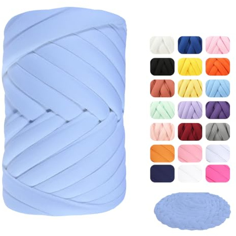 Maxee Dicke Wolle Garn 500g, Chunky Yarn XXL Wolle zum Handstricke, Sperrige Textilgarn zum häkeln für körbe, Decke, Kissen, Rucksack,Haustierkorb