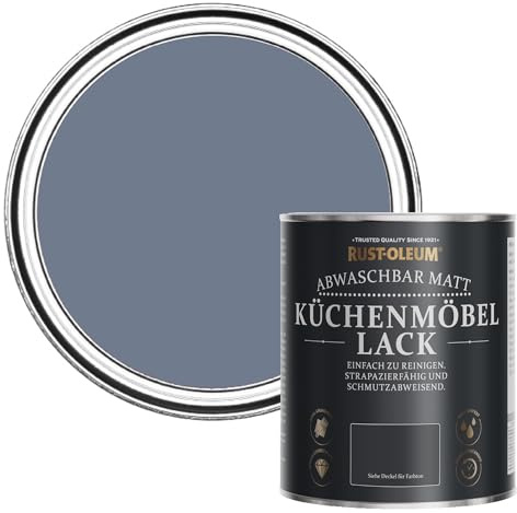 Rust-Oleum Blue Kitchen Cupboard Paint in Matt Finish - Hush 750ml