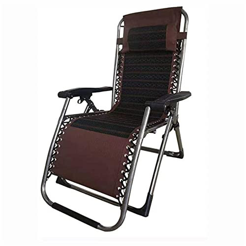CCYENG Outdoor-Sessel, Zero Gravity Lounge Chair, Liegestühle für den Außenbereich, Liegestühle für Patio-Patio-Gärten, Blaue und weiße Streifen