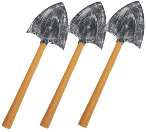 PRETYZOOM Lot De 3 Pelles Naines en Mousse pour Halloween Accessoire De Jardinage Artificiel pour Fête Farces Ou Friandises