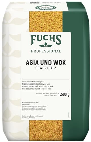 Fuchs Professional - Asia und Wok Gewürzsalz | 1,5 kg im großen Beutel | Gewürz für aromatische Wok-Gerichte | Für Großverbraucher