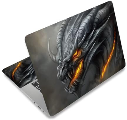 PLIGREAT Autocollants pour Ordinateur Portable Autocollants en Vinyle Réutilisables pour Netbook pour Ordinateur Portable Clavier Housse de Protection