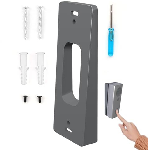 Soporte para Timbre de Puerta de vídeo – Soporte de Montaje Ajustable, Kit de cuña, Soporte para Timbre de Puerta, Soporte para Anillo, Timbre de Puerta WiFi – Soporte de ángulo Inclinado