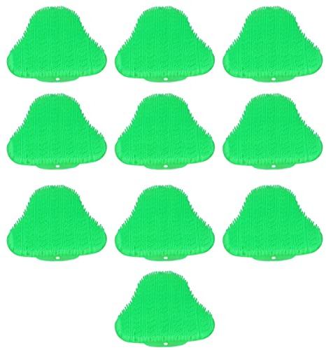 Grille Urinoir Écran Anti Éclaboussures 10PCS, Filtre Désodorisant, Pastilles et Tapis Bloc, Mat en Caoutchouc Souple - Élimination Odeurs, Purification Air, Usage Professionnel