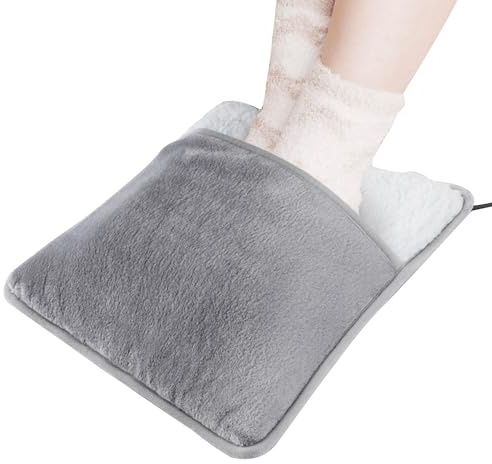Scaldapiedi Elettrico - Copertura Morbida Rapida, cuscin Riscaldante Per Piedi | Accogliente cuscin Riscaldato USB Con Caldo Comfort, Terapia Indoor Per Il Relax Invernale Per La Scrivania Di Riposo