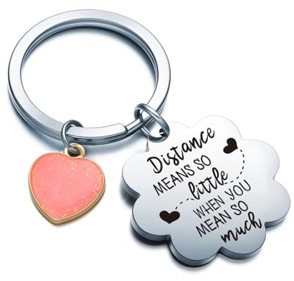 WSAORM Romantic Gifts For Him Her - Engagement Gifts For Couple Jewelry For Partner, Wifey, Husband Keychain - Sweetest Day Gift For Women Men Relationship Jewelry For Girlfriend, Fiancee