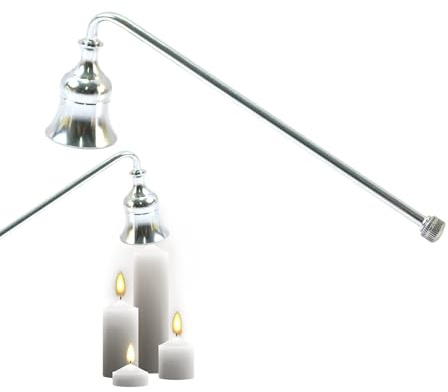 Bouchon de bougie - Éteignoir à bougie en métal | Design vintage en forme de cloche | Cadeau élégant de décoration de flamme de sécurité accessoire de salle de bain