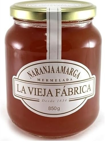La Vieja Fábrica Marmelade d'Oranges Amères, Goût Anglais Traditionnel, Grand Pot de 850g