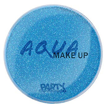 PARTY DISCOUNT Aqua Express Schminke Perlglanz, 15g, blau