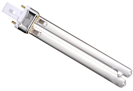 UVRB Equivalent UV Bulb for TotalPond UVC9 | 9W G23 Bi-Pin Ultraviolet Lamp | 10,000 Hour Super Life | High Performance Replacement Clarifier Bulb | EPA Registered | Designed in USA