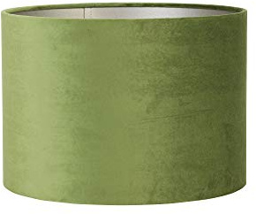 Light & Living Lampenschirm Zylinder Velours - Olive Green - Ø30x21cm - Zylinder - Samt