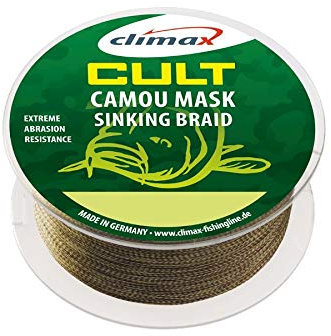 Climax Cult CARP Camou MASK 3000m 0,20mm 15lb 6,8kg Sink.Braid SB geflochtene sinkende Hauptschnur Karpfenschnur Mainline