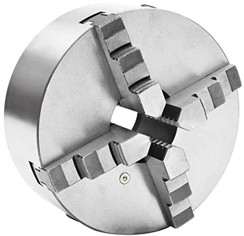 vidaXL Drehfutter 4-Backen Selbstzentrierend Vierbackenfutter Drehbank Backenfutter Drehbankfutter Drehmaschinenfutter 200mm Stahl 2000U/min