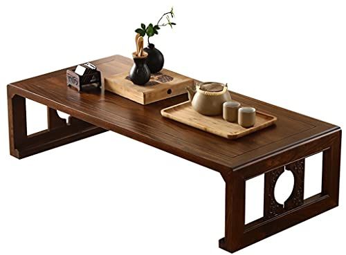 ExpressLeopard Coffee Tables Rustic End Table 704530cm Nut-brown