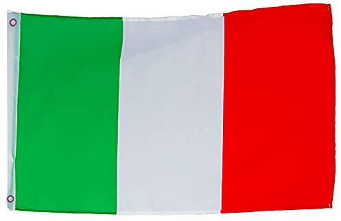 Murago - Italien Fahne ca. 150 x 90 cm Flagge mit Ösen Dekoration Fanartikel