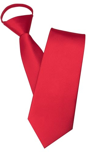 JEMYGINS Herren Reißverschlusskrawatte Krawatte - Eleganter Look in Sekundenschnelle