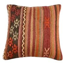 kelim kissen 40x40 cm handgefertigt kelim kissenbezug orientalische kissen kopfkissen viereckig dekorative bohemian kissenhülle dekokissen sofakissen zierkissen code 4549