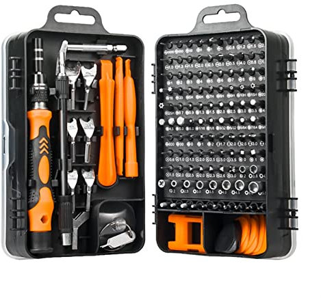 135 en 1 S2 Juego de Destornilladores Juego de Puntas de Destornillador Herramienta de reparación de teléfonos Celulares de precisión multifunción Kit de Herramientas de Mano Torx-Hex (Color