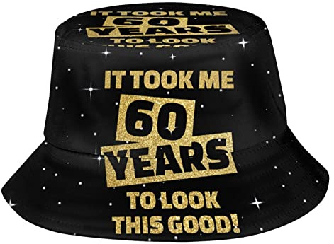 XVBCDFG Happy Birthday Bucket Hat Fischerhut Strand Reise Sonnenhut Outdoor Kappe für Unisex Männer Frauen