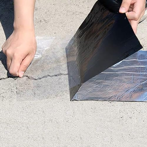 FENGSHOUU Dachdeckerband Bitumenband Abdichtband selbstklebendes Reparaturband,Wasserdicht Isolierung,für Dachleckage,Dachdämmung,Oberflächenriss,Fenster Dichtung,Boot (1x10m)