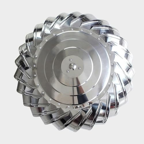 Comignoli Girevoli Camino Spinner Cowl Turbina di ventilazione del tetto senza alimentazione for cappa aspirante for tetto domestico Ventilatore for canna fumaria/camino in acciaio inossidabile