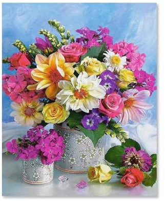 Bouquet Fleur série，Jigsaw Puzzle 1000 Pièces en Papier Puzzle-Stitch Classique Bricolage Enfants Décompression Jouet Éducatif Brithday Cadeaux Puzzles（38x26cm）-E39