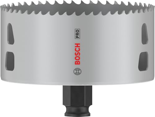 Bosch 8x Scie trépan PRO Multi Material Power Change Plus | pour Bois résineux, Cloison sèche, Ø 102 mm Professional Accessoire Perceuses
