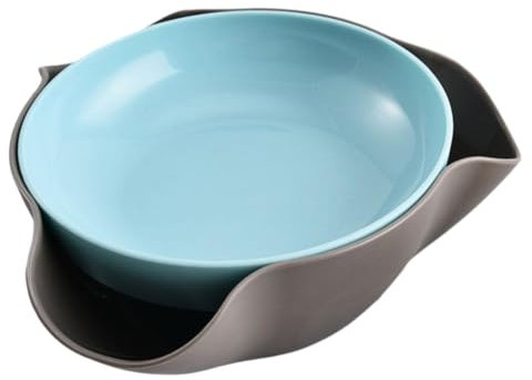 Pistazienschüssel, Pistazienschale, Doppelschale, Erconssos Snack-Servierschale, doppellagige Schüssel mit Schalenaufbewahrung, Nussschale, Süßigkeitenaufbewahrung mit Lebensmittelabfällen für
