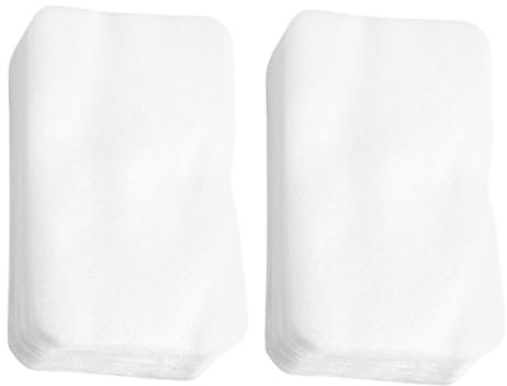 SECFOU 200 Stück Make up Entferner Pads Kleine Gesichtsreinigungspads Aus Vlies Einweg Kosmetikpads Ölfrei Zum Abschminken Und Reinigung Tragbar Für Reisen Hautpflege Für Frauen Und Mädchen