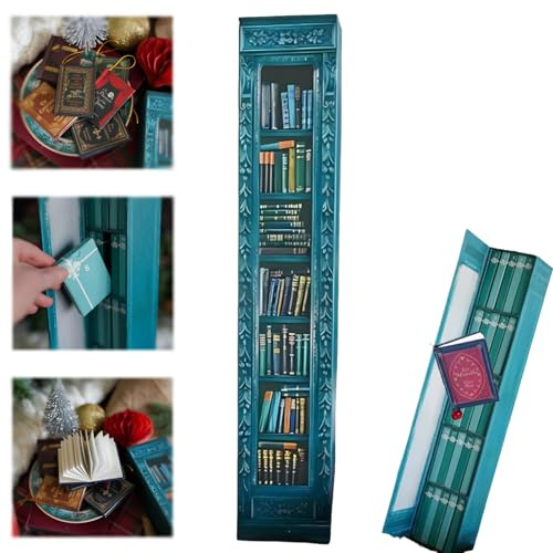 fayona mini buch adventskalender 2026, Mini Book Ornament Adventskalender, Book Lover, Countdown Calendar, Holiday Decorations,Mini Buch Ornament, 2024 Weihnachten Mit 24 Buchgeschenken,Decoration