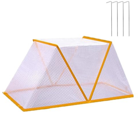 Pflanzen Hochbeet Abdeckung, Faltbare Hochbeetabdeckung für Garten, 80 x 34 x 35 cm Abdeckung für Hochbeete, Pflanzenschutzgitter, Pflanzenabdeckung Beetabdeckung zum Schutz von Gemüse Obst (Groß)