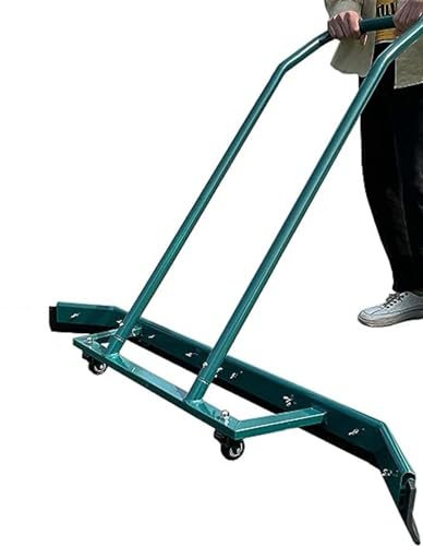 Vassbkkdy Spazzatrice per Tergipavimento per Esterni, Dispositivo per La Rimozione dell'Acqua in Lega di Alluminio con Navetta Antipioggia Sostitutiva, Asciugatrice da Giardino Facile da Spostare