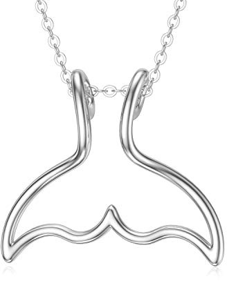 HARMONY BOLA Ringhalter Halskette mit Engelsflügeln/Meerjungfrauenschwanz für Hochzeit und Verlobung, Ringhalter Halskette Geschenk für Ehefrau Frauen Mutter Tochter